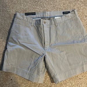 Ralph Lauren Men’s soft grey shorts size 35 brand new with tags